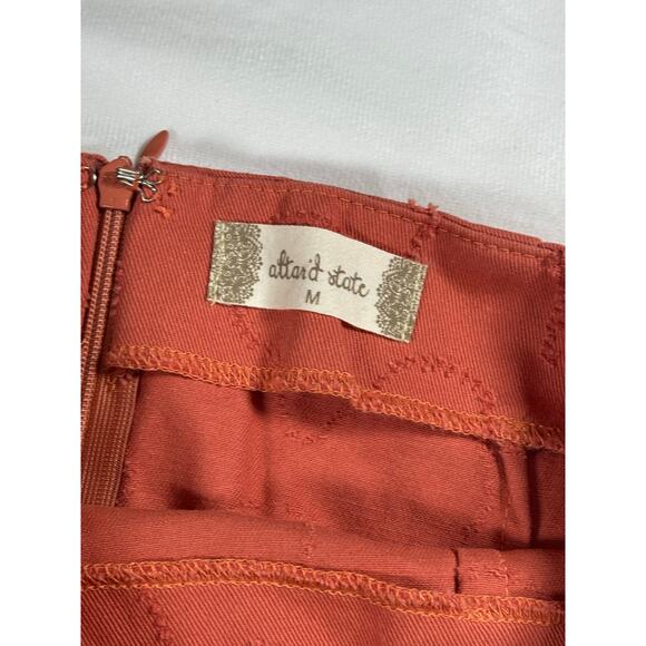 Atlar'd State orange cotton mini skirt NWT size M - Picture 4 of 7